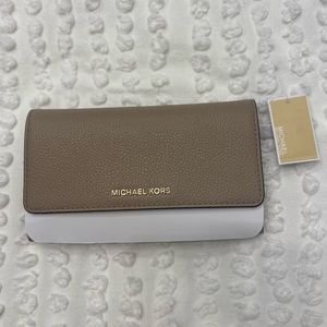 Michael Kors Leather Tri-Fold Wallet